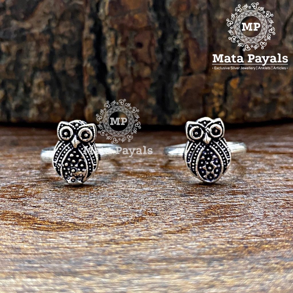 Owl Designed Toe Ring