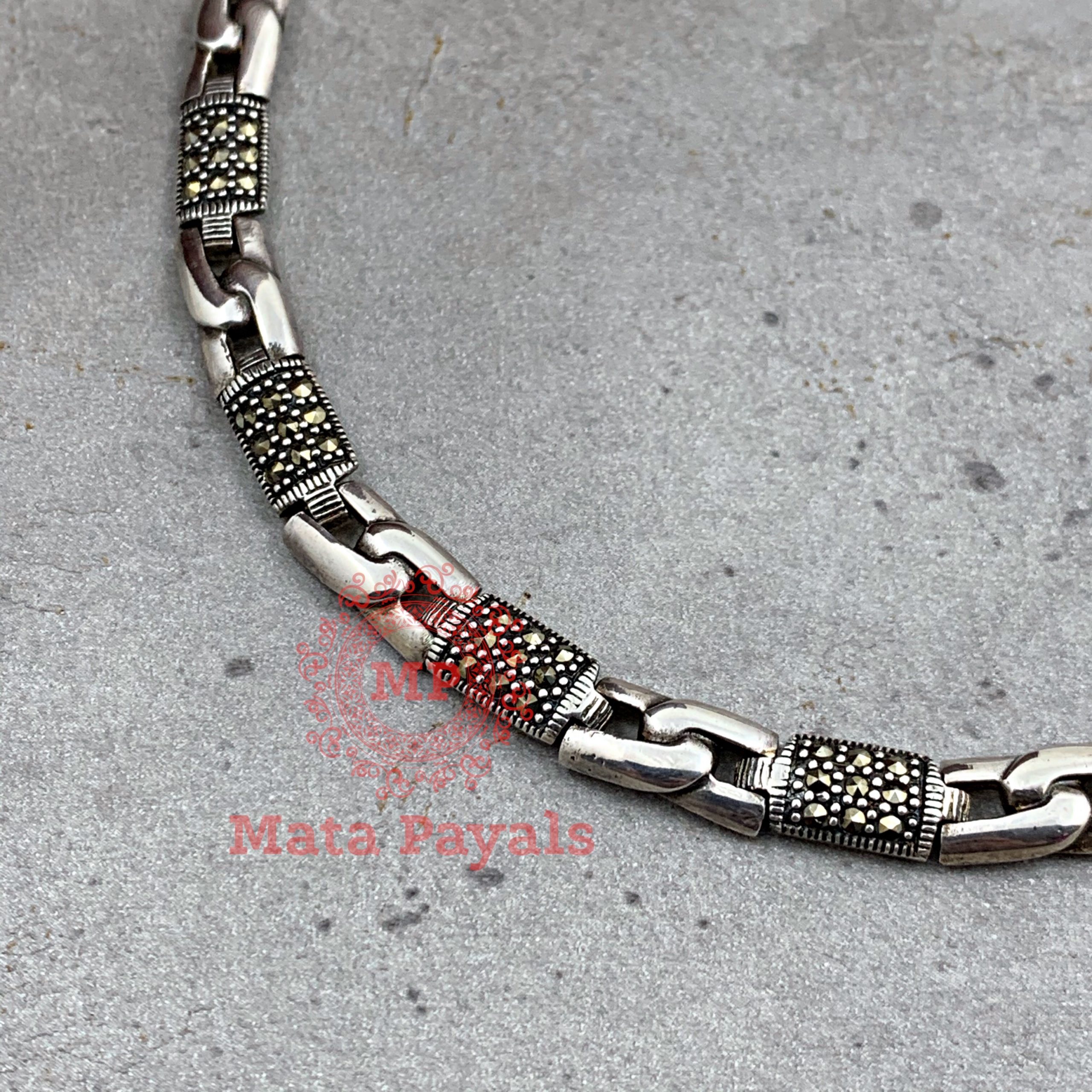 Dynamic Marcasite Necklace