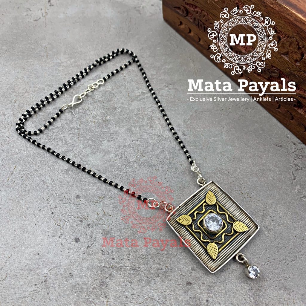 Square Dual Tone Lovely Mangalsutra