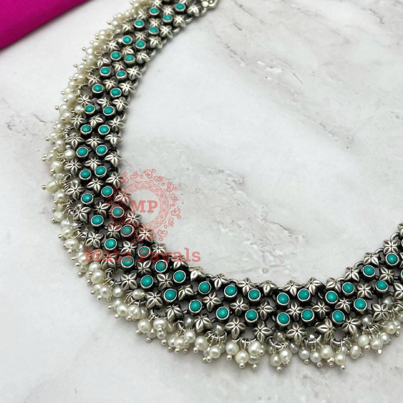 Attractive Turquoise Pearl Necklace