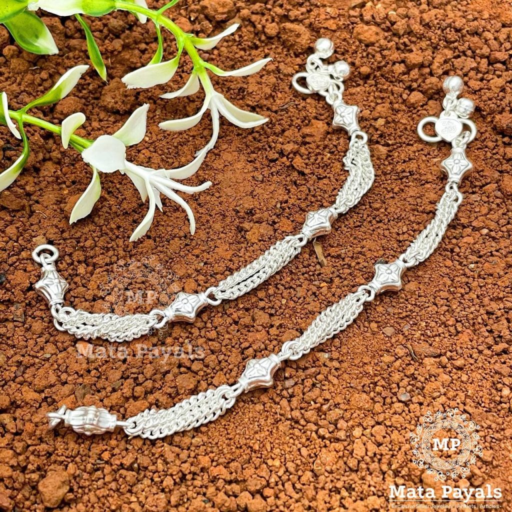 Chain Silver Baby Anklet
