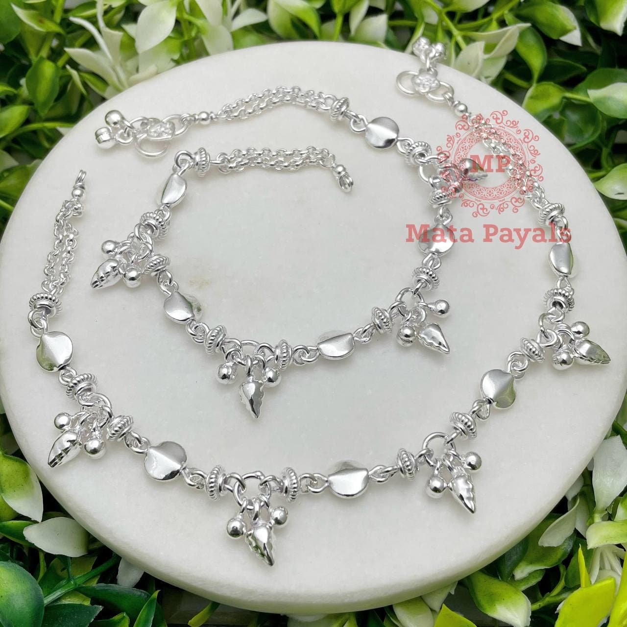 Simple Silver Anklet F