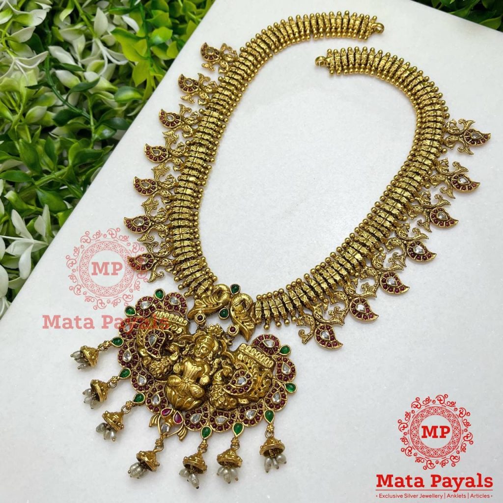 Devi Lakshmi Gold Plated Necklace