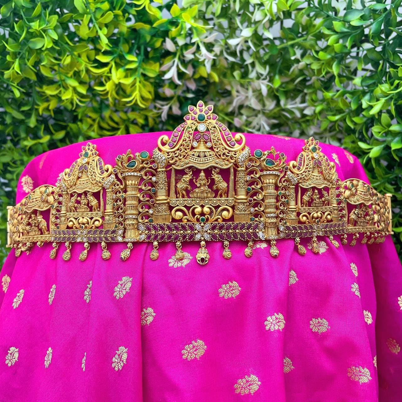 Devi Lakshmi Gold Plated Waist Belt