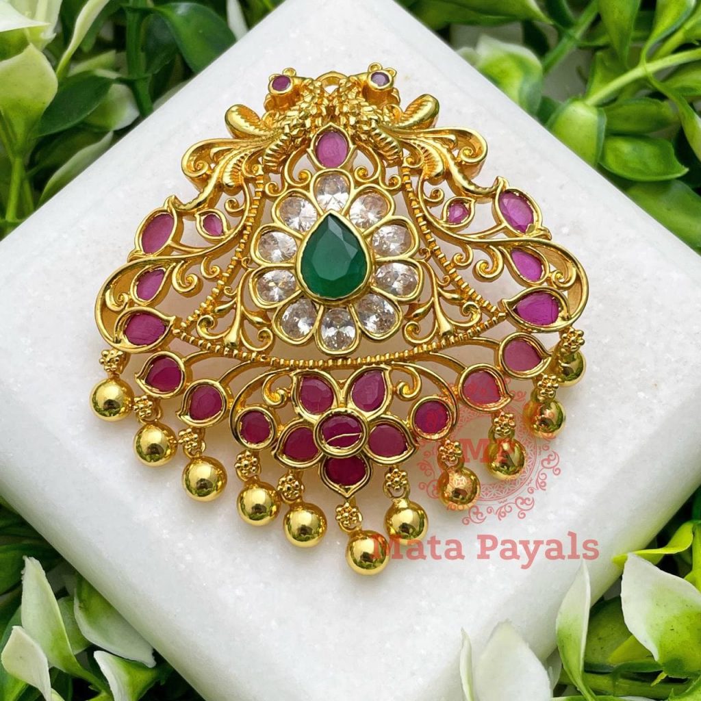 Floral Gold Plated Pendant