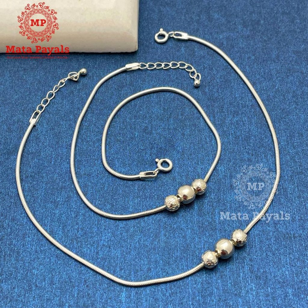 Silver Daily Wear Anklet