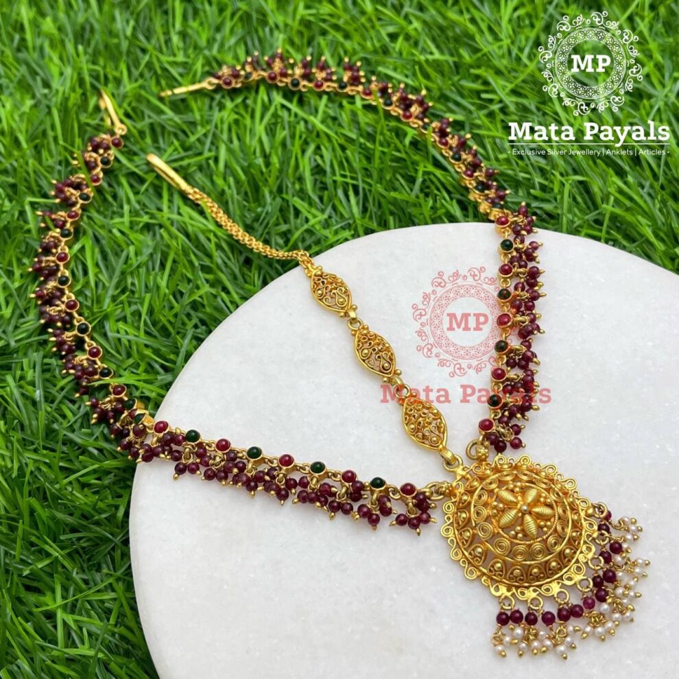 Mang Tika - Mata Payals Exclusive Silver Jewellery
