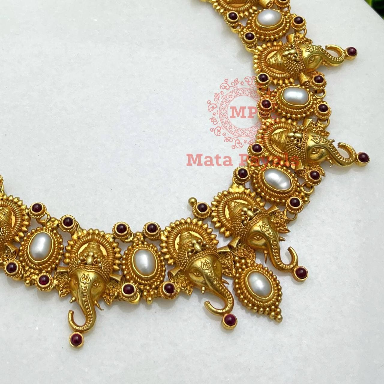 Shri Ganeha Gold Necklace..