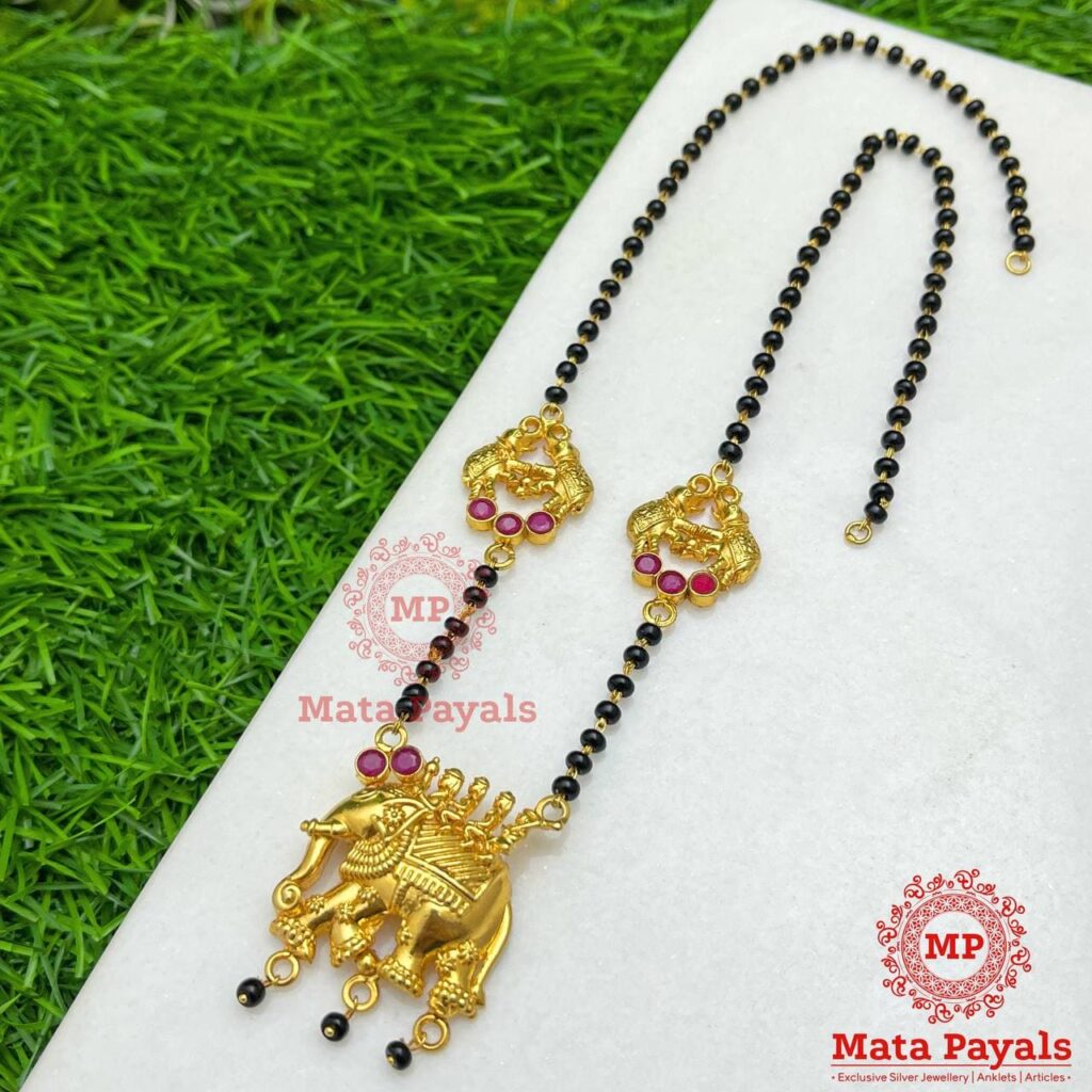 Lovely Gold Silver Mangalsutra