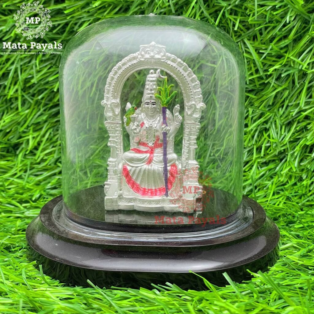Maha Lakshmi Silver God Idol
