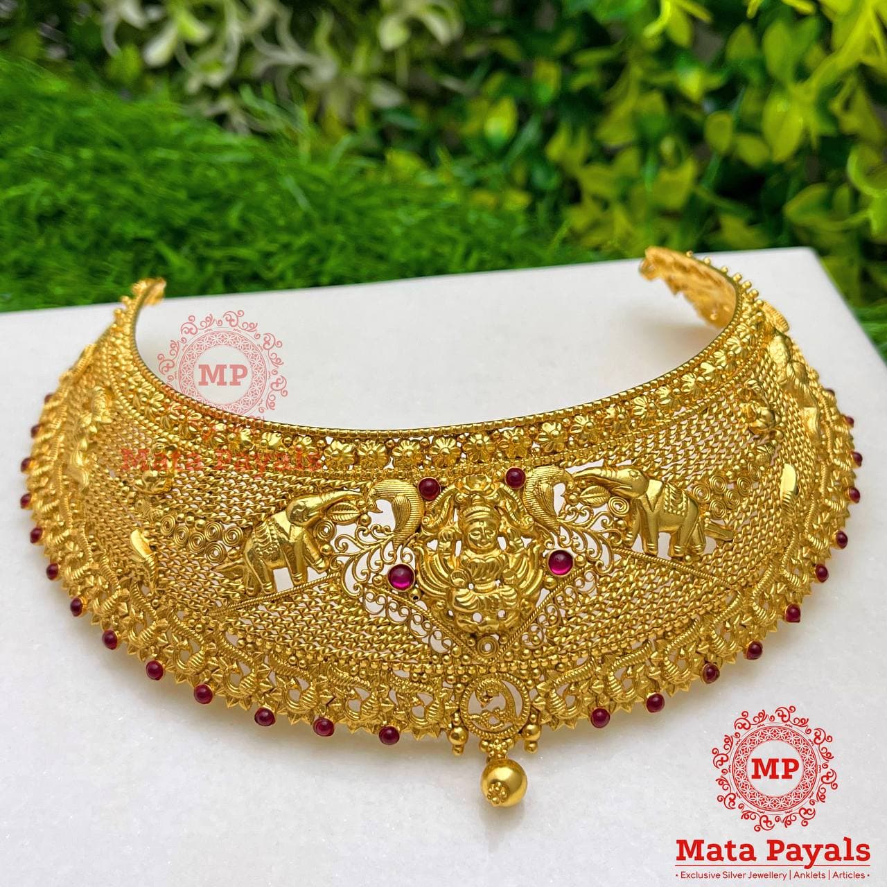 MahaLakshmi Gold Silver Necklace ....