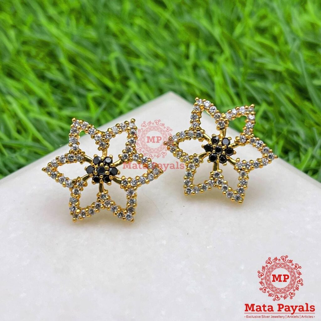 Charming Gold Plated Stud