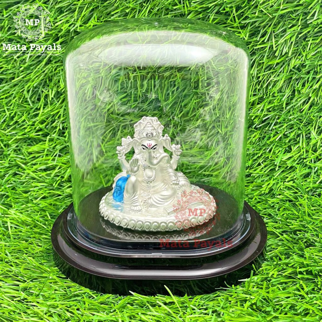 Ganesh Dev Silver Idol