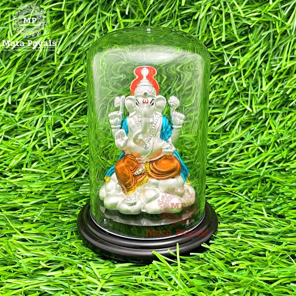 Gifting Silver Ganesha Idol
