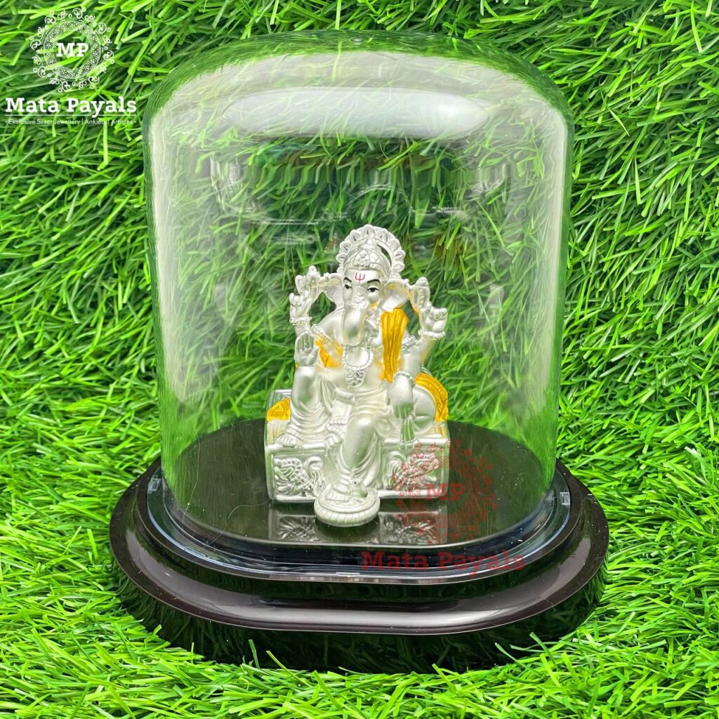 Shri Vinayaka Silver Idol
