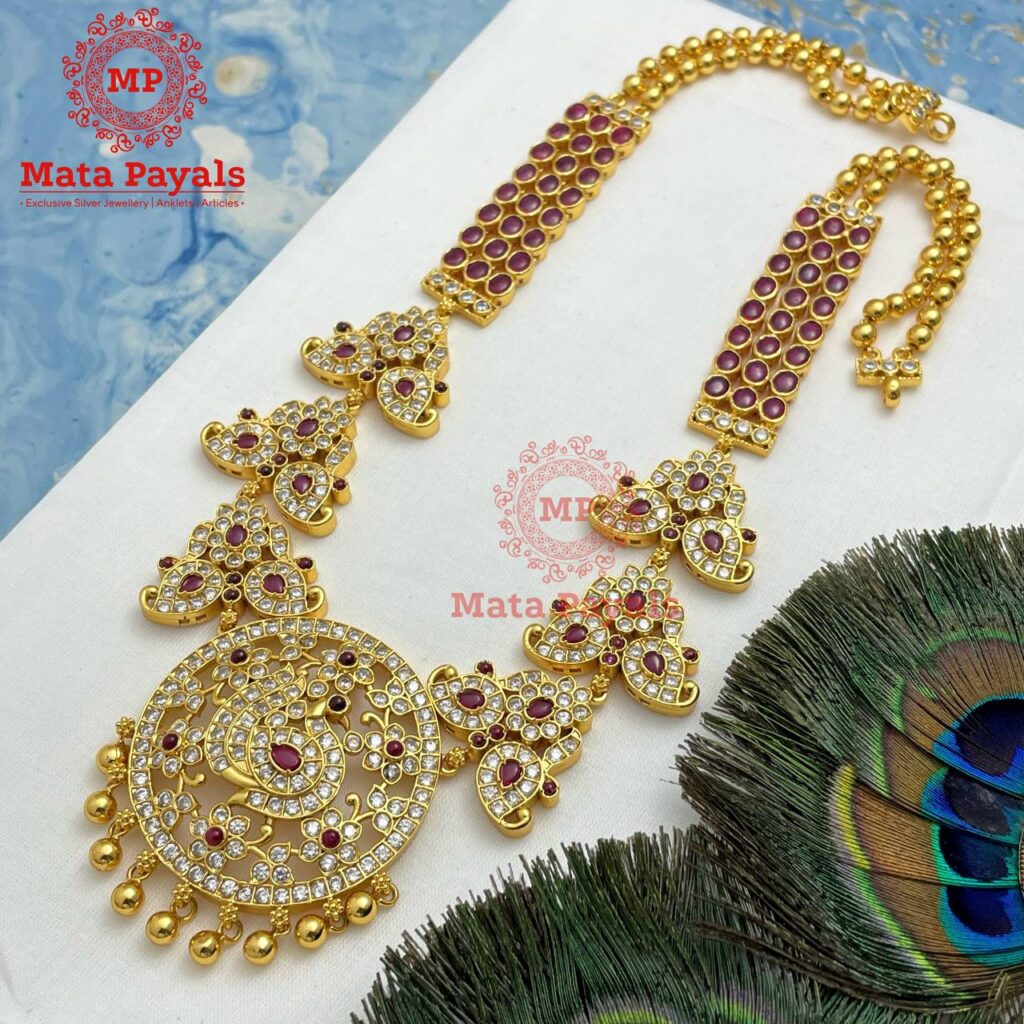 Mayur Mango Gold Necklace