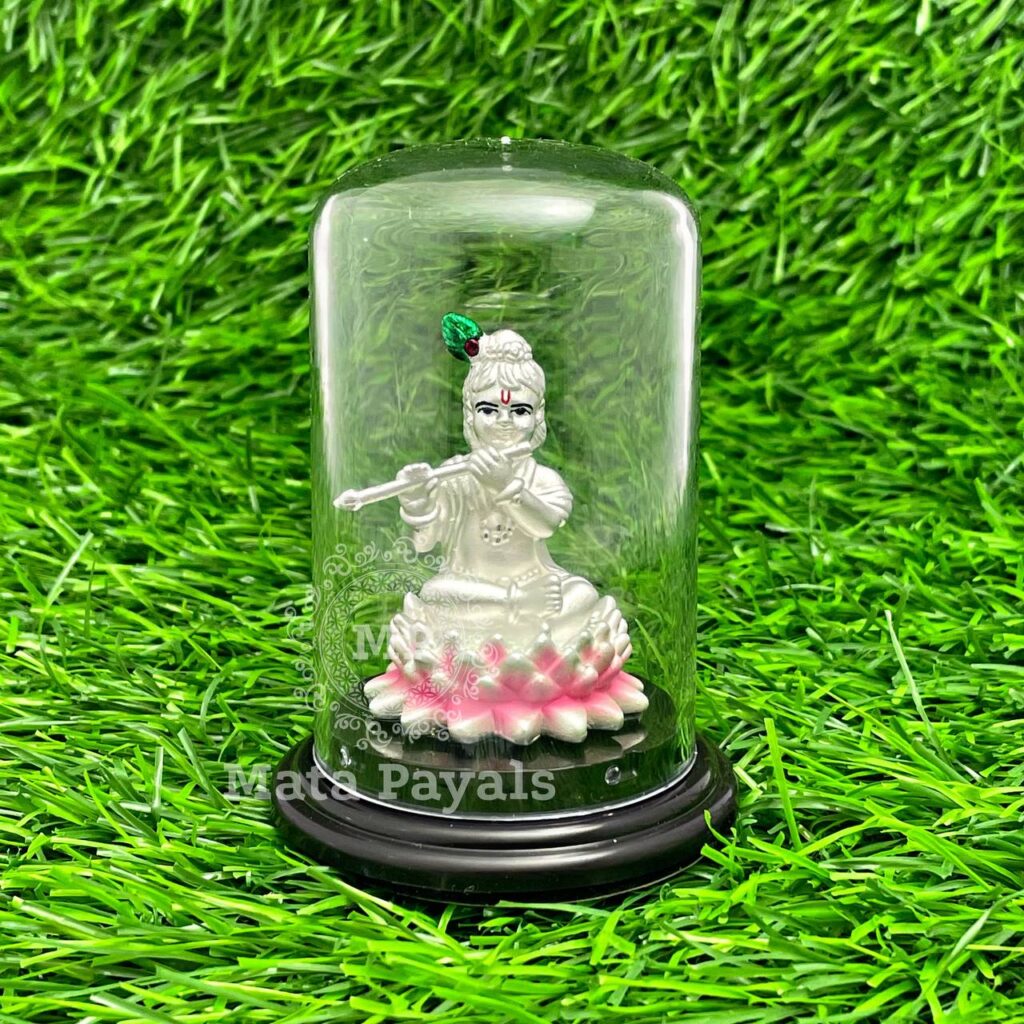 Shri Bal Krishna Silver Idol