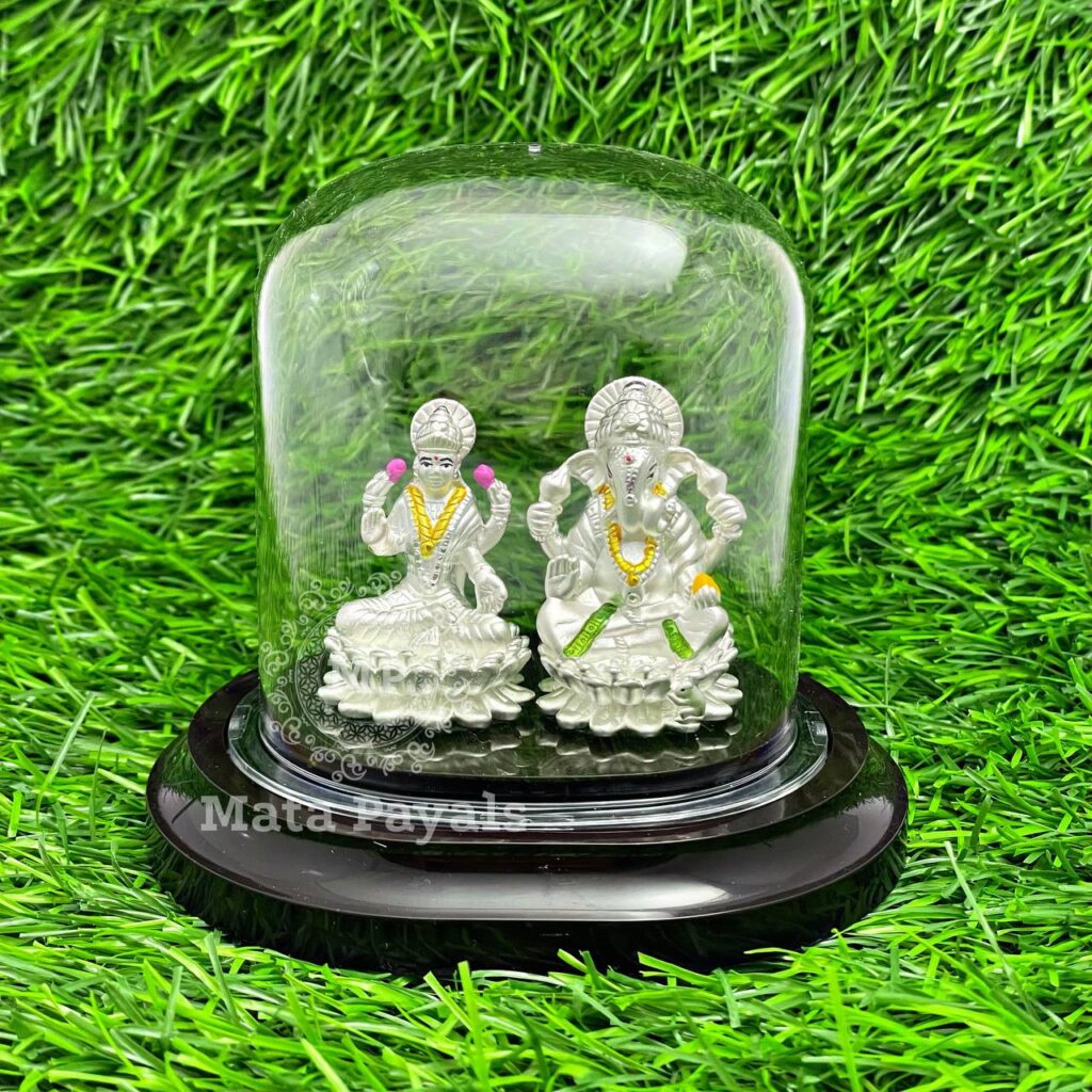 Buy Eloish Pure 999 Silver Lakshmi Ganesha Idol with Gift Box. (Silver  Ornaments: 8 Grams) Online at Best Prices in India - JioMart.