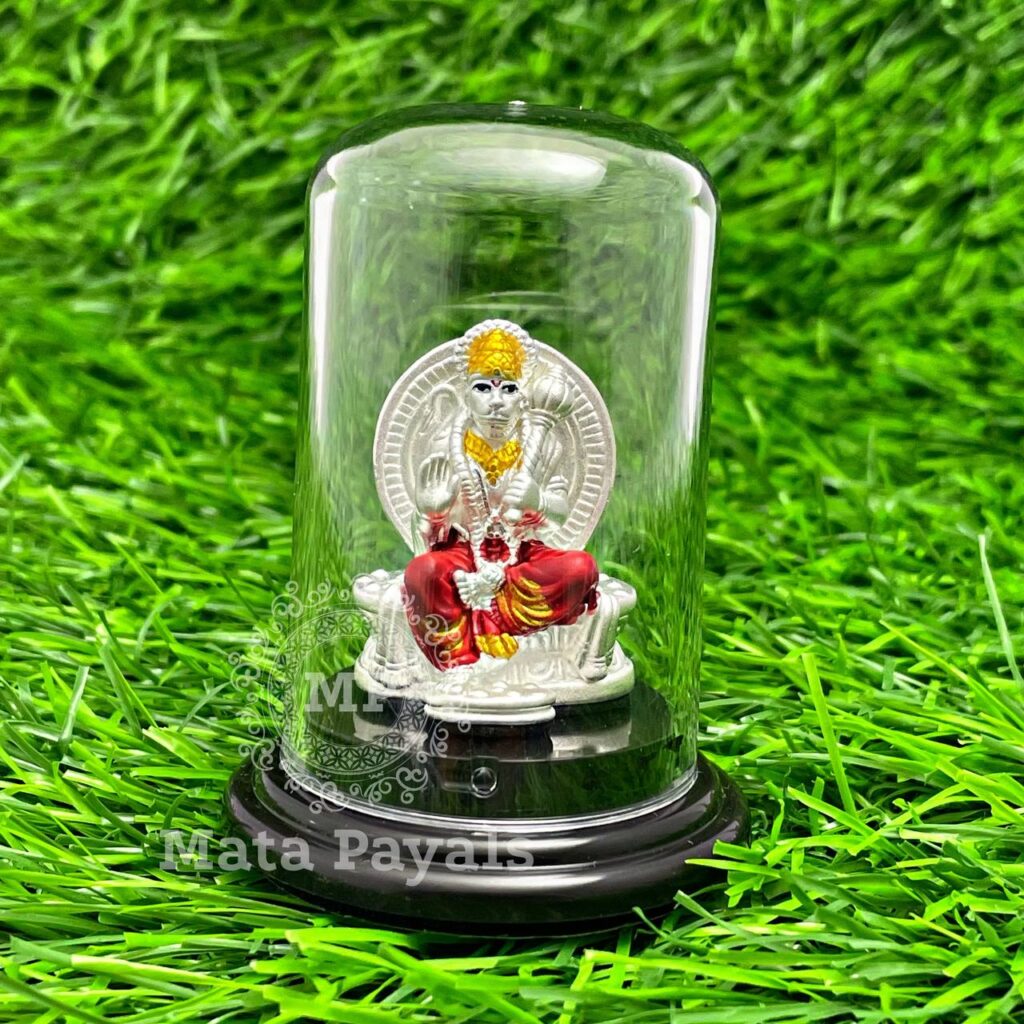 Shri Hanuman Silver Idol