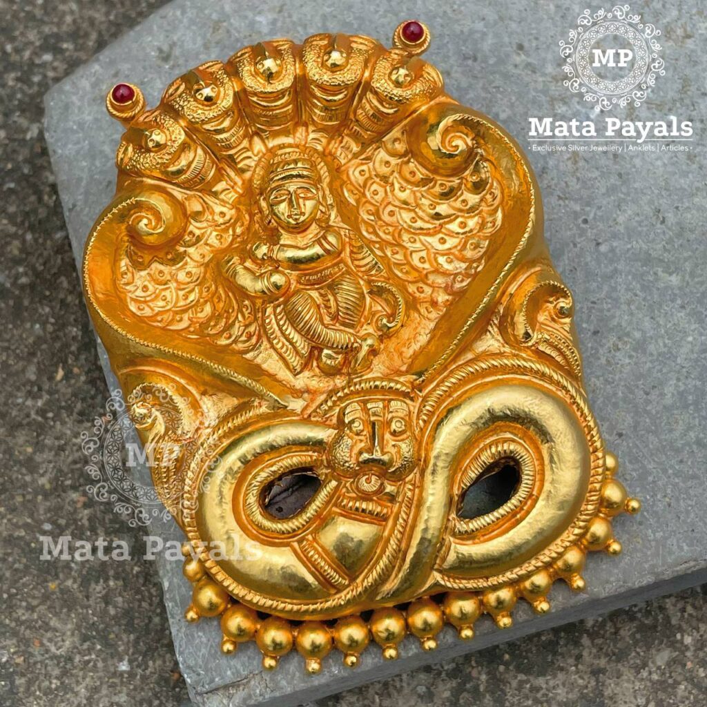 Shri Krishna Nag Gold Pendant