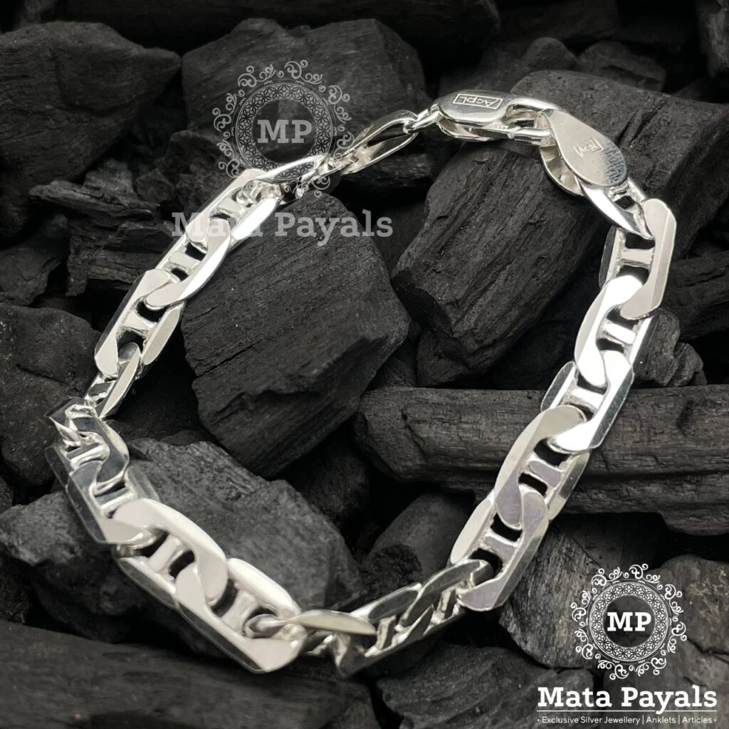 Gift Silver Men Bracelet