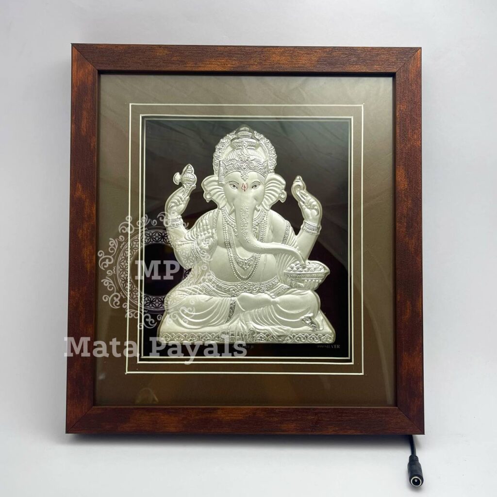 Shri Ganapathi Silver Frame in Malleshwaram