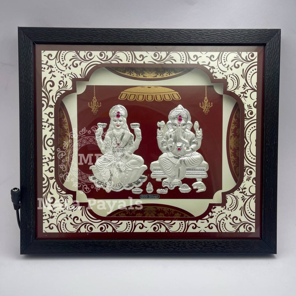 Shri Ganesh & Saraswathi in One Frame