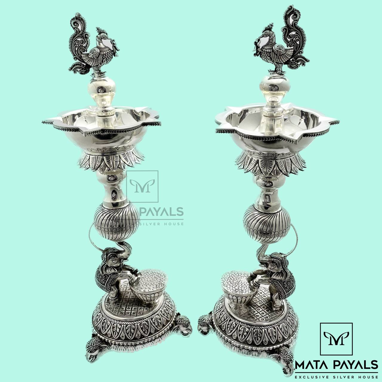 Silver Idol's - Mata Payals Exclusive Silver Jewellery