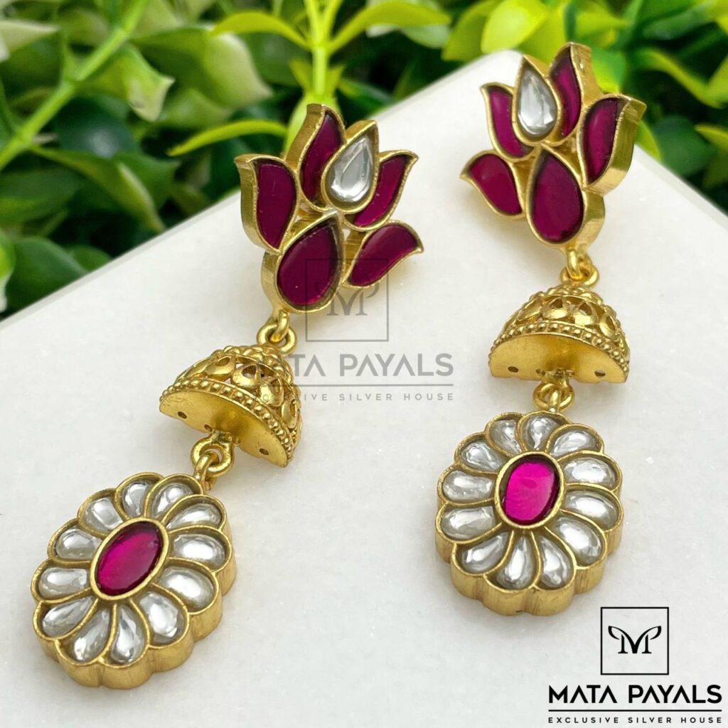 Lotus Earring For Functions