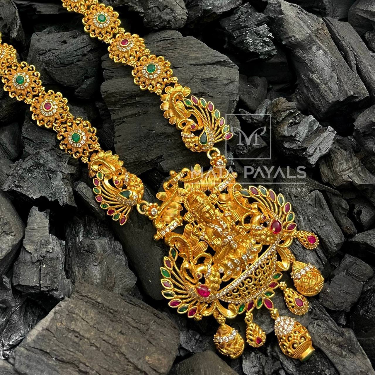 Mayur Lakshmi Gold Necklace