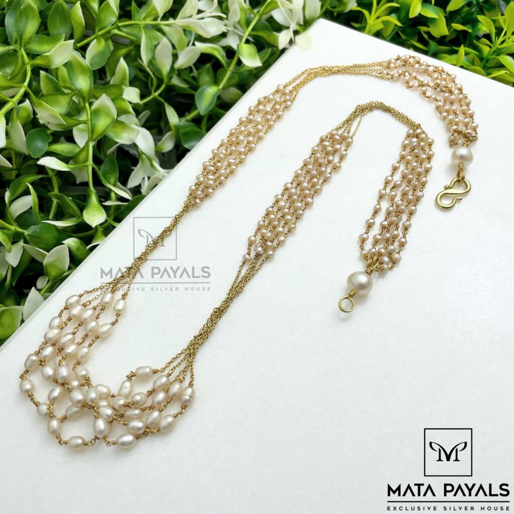 Pearl Gold Plated Neck Chain