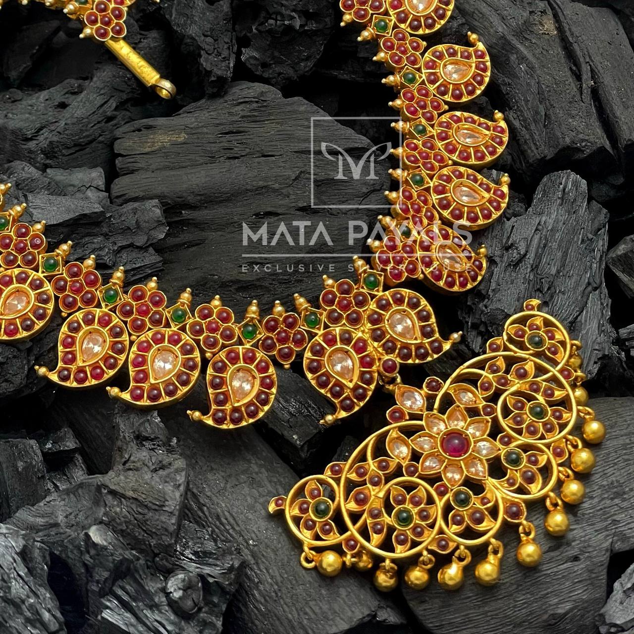 Traditional Gold Plated Necklace.