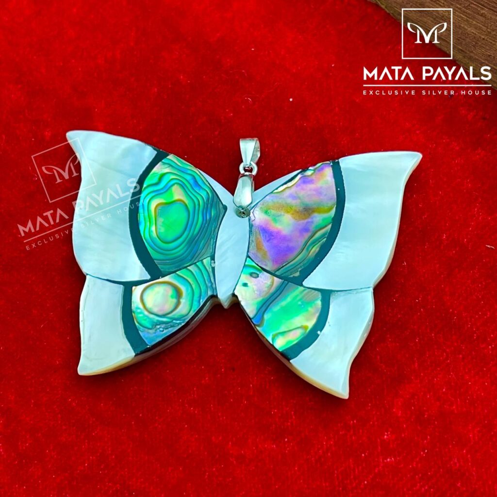 Adorable Butterfly Silver Pendant