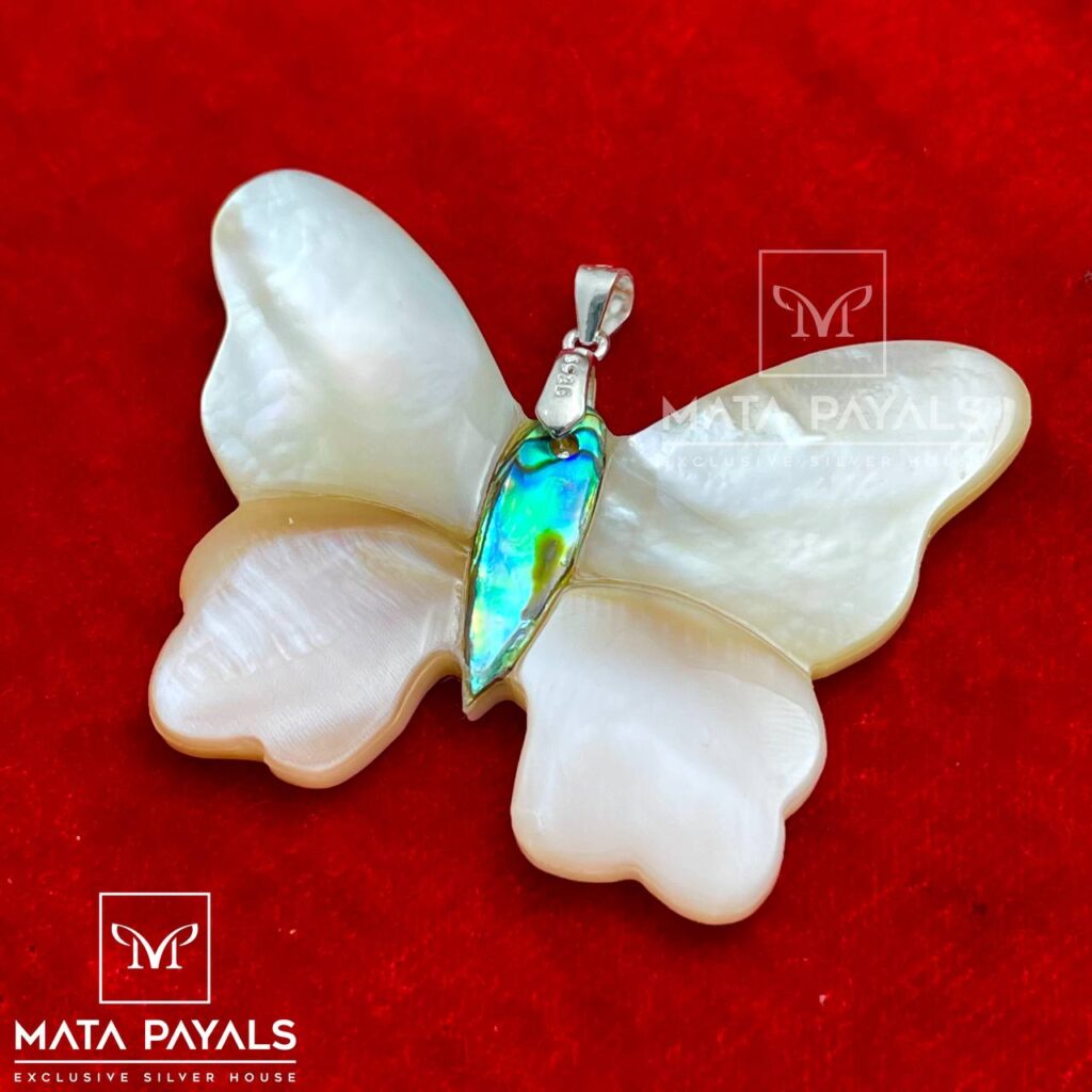Captivating Butterfly MOP Pendant