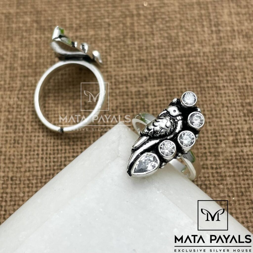 SOHI Set Of Oxidised Silver Rings | The Pen Centre