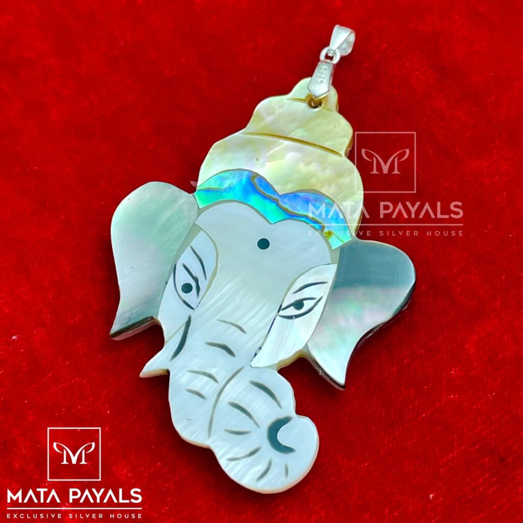 One Of A Kind Ganesha Silver Pendant