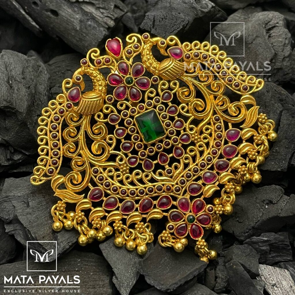Mayur Gold Plated Pendant