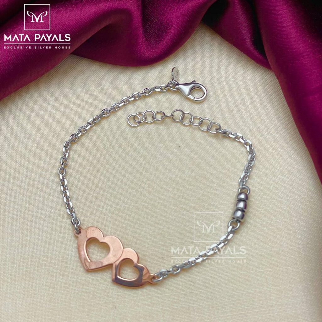 9ct Gold 3 Hearts Charm 18cm Box Chain Bracelet – Bannon Jewellers