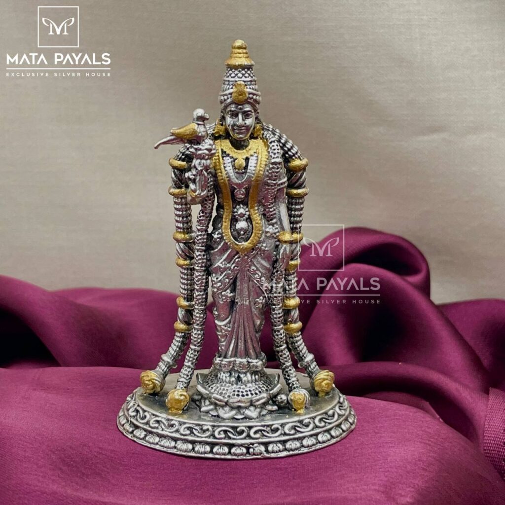 Maduri Meenakshi Devi Silver Idol