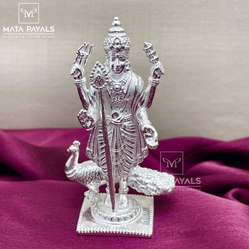 Shri Karthikeya Silver Idol
