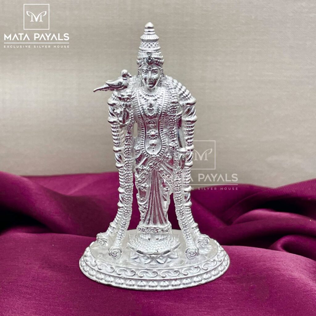 Shri Madurai Meenakshi Silver Idol