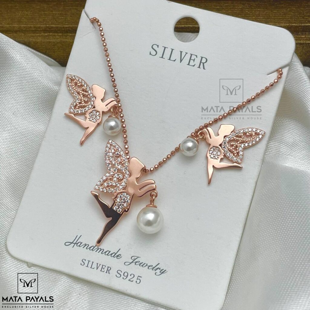 Fairy Silver Pendant Set