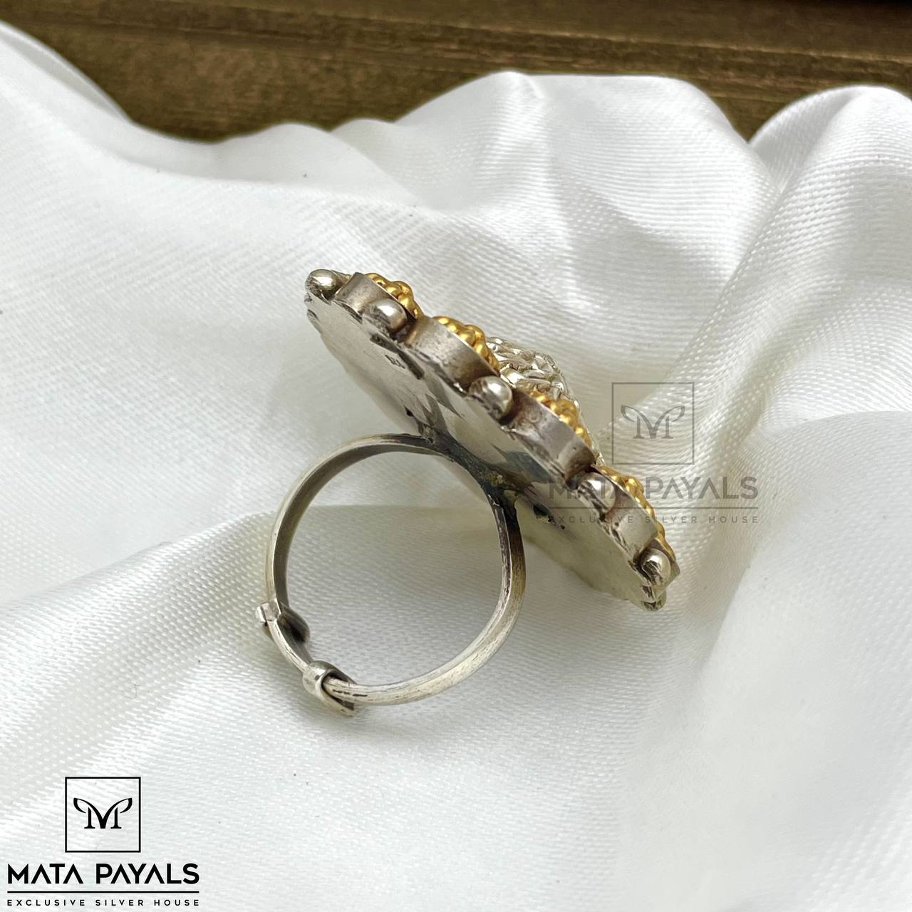 Silver Men's Finger Ring's - Mata Payals Exclusive Silver Jewellery