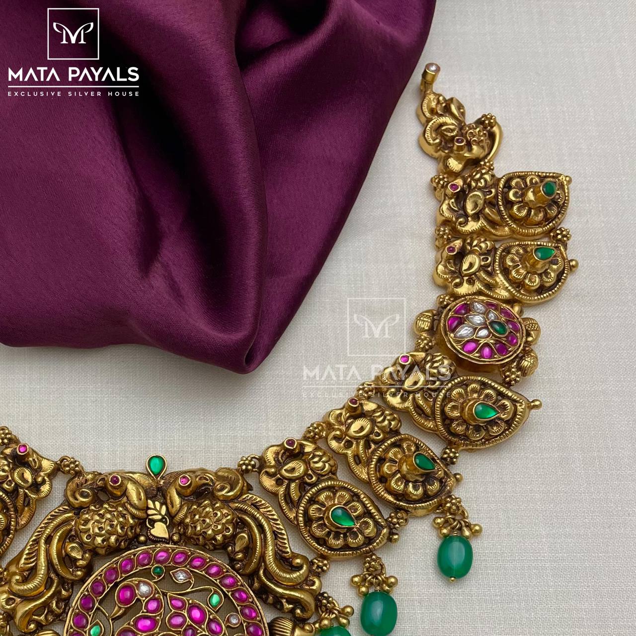 Mayur Gold Plated Necklace..