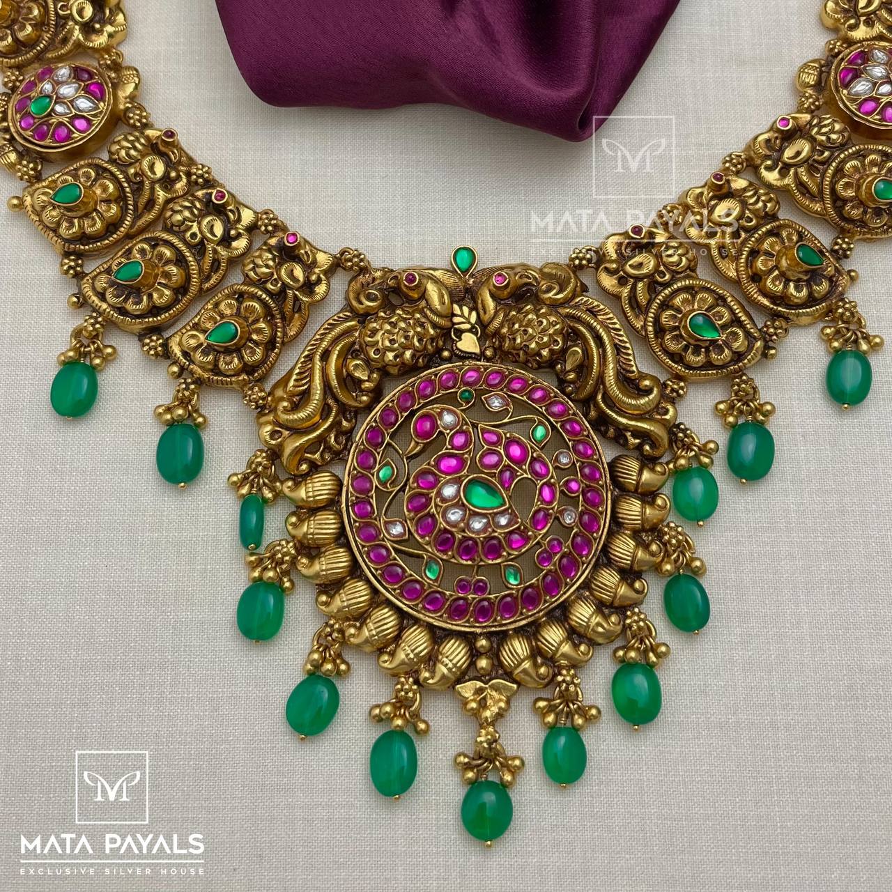 Mayur Gold Plated Necklace.