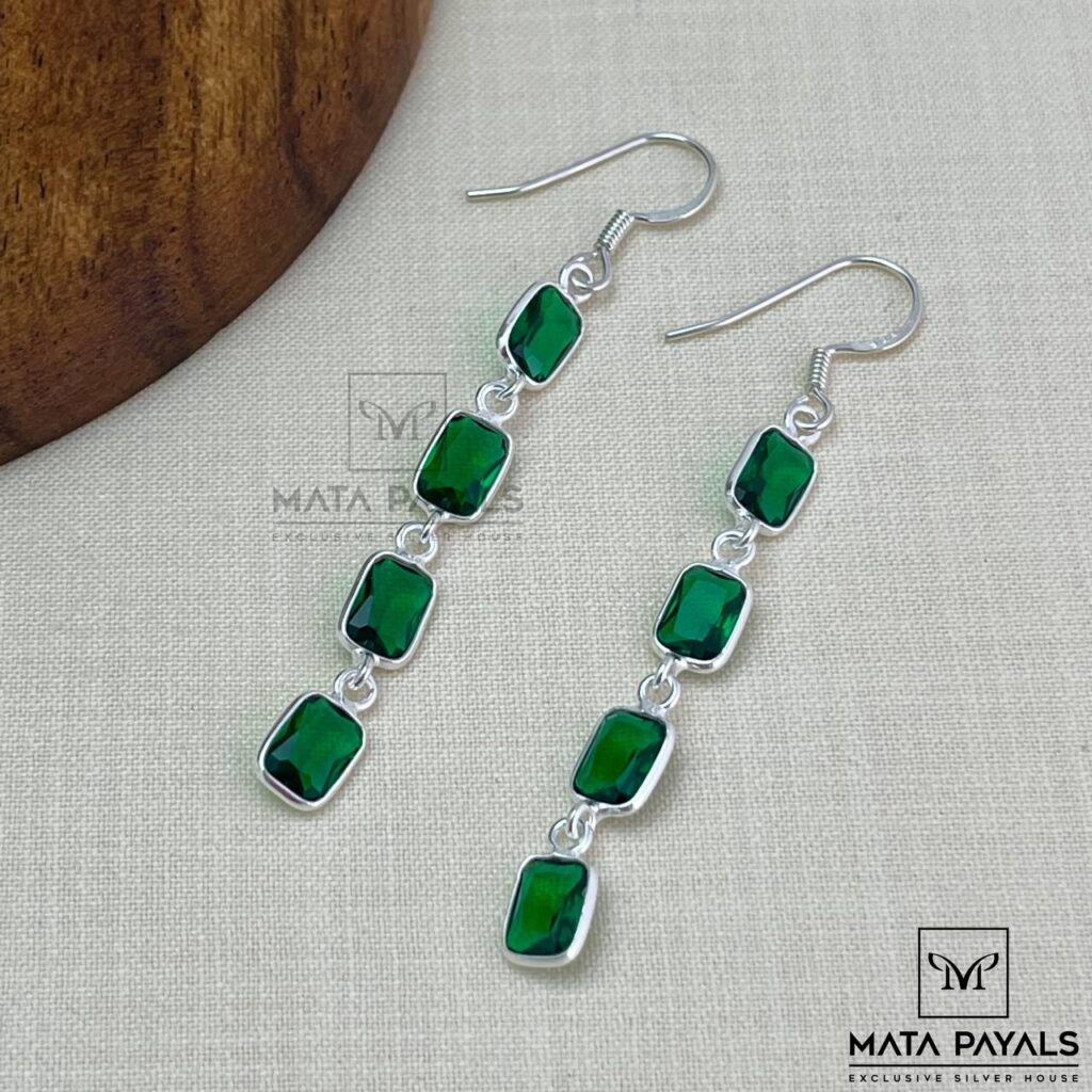 Emerald Silver Hanging