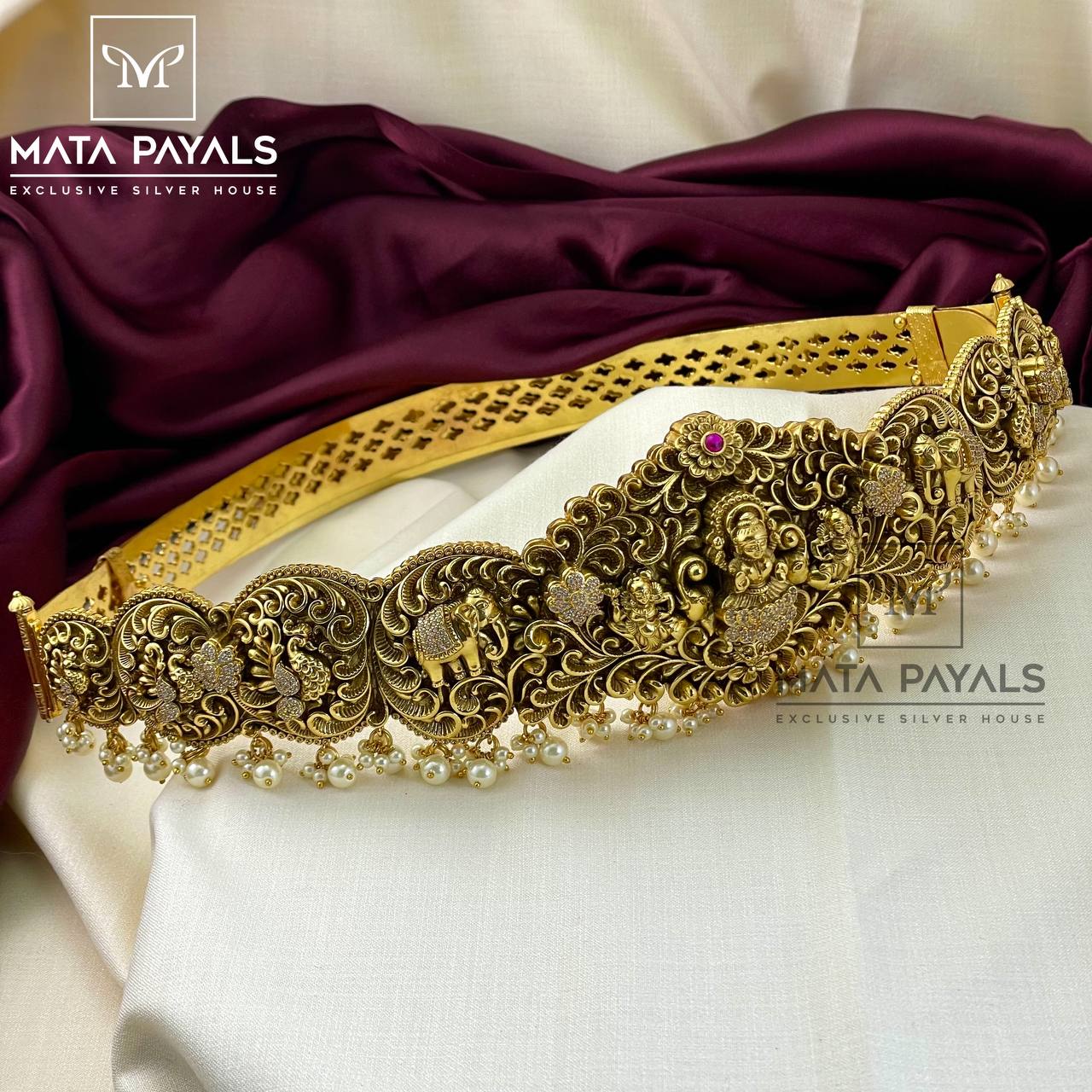 Bridal Gold Waist Belt
