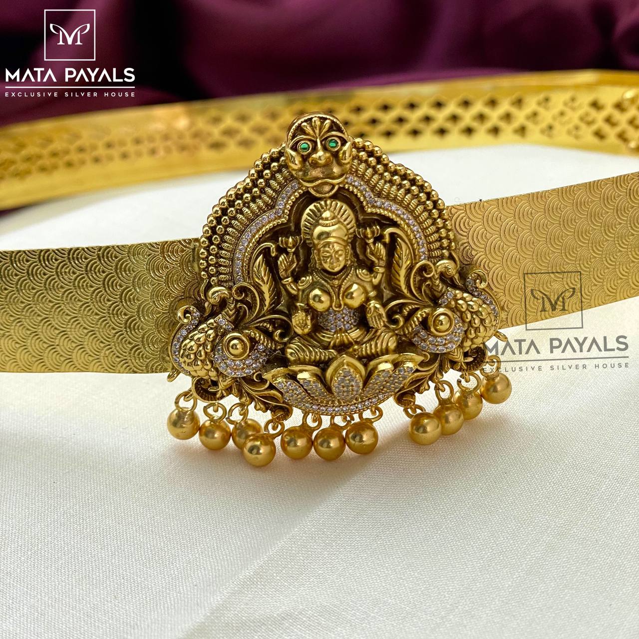 Devi Lakshmi Gold Waist Belt
