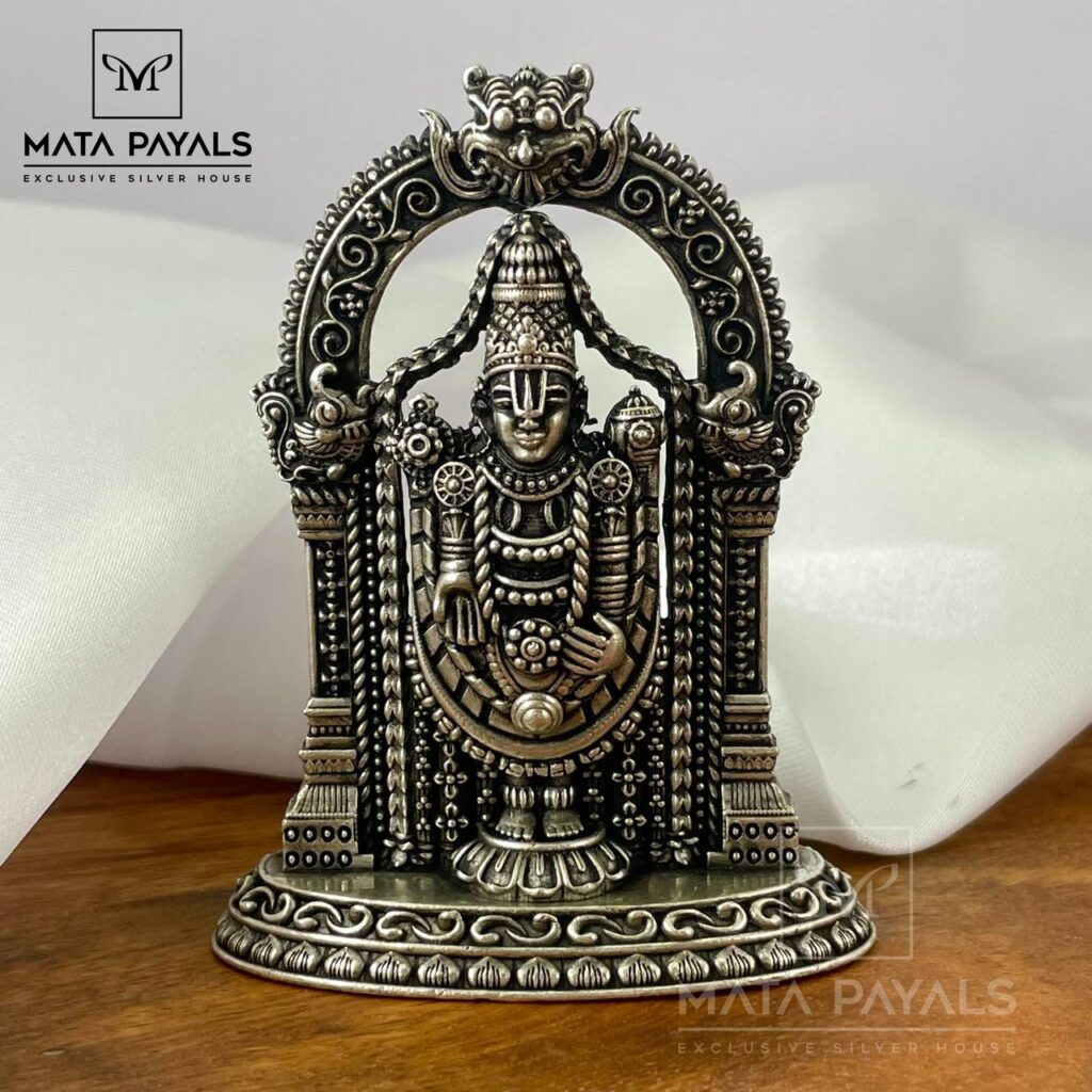 Shri Tirpati Balaji Silver Idol