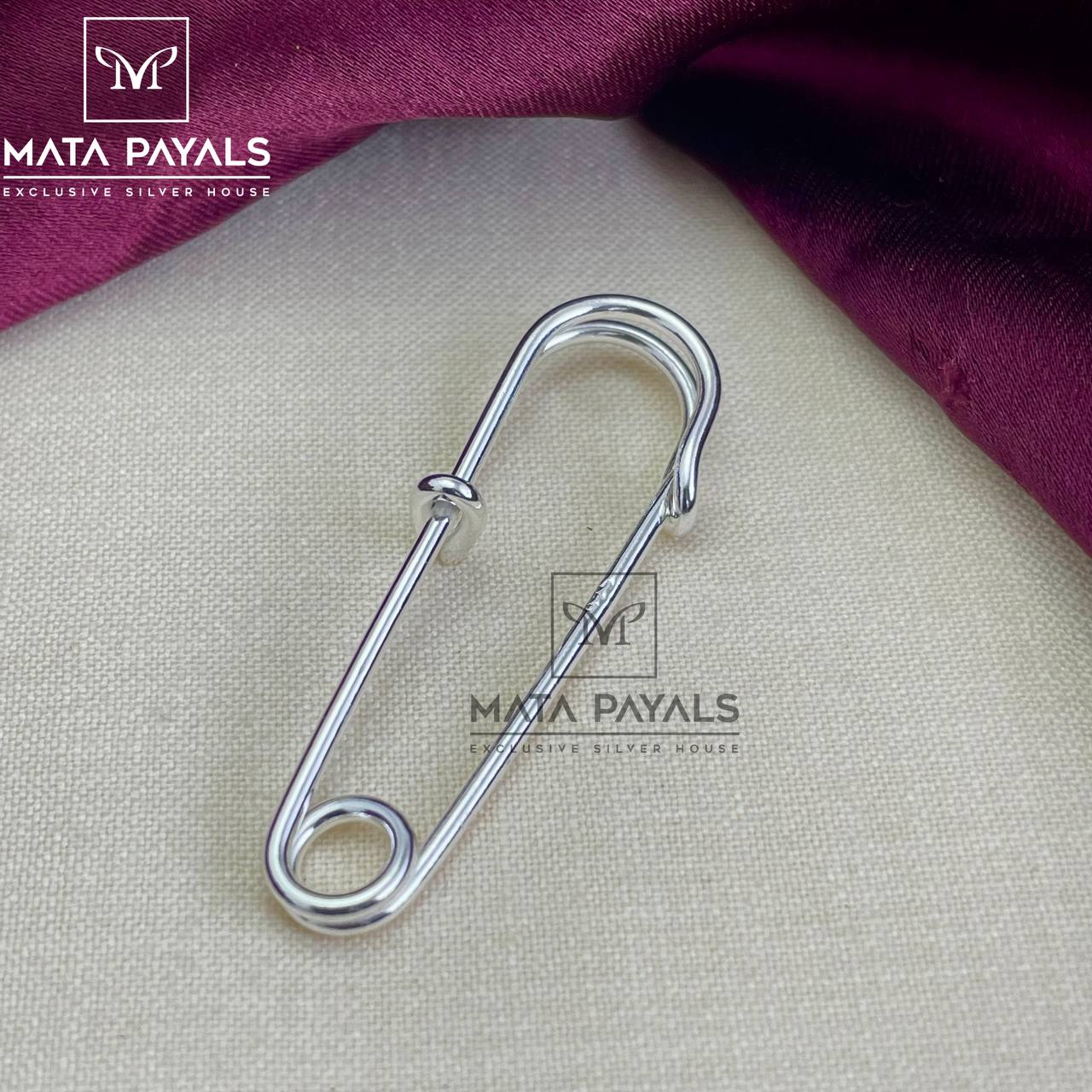Silver Safety Pin 1